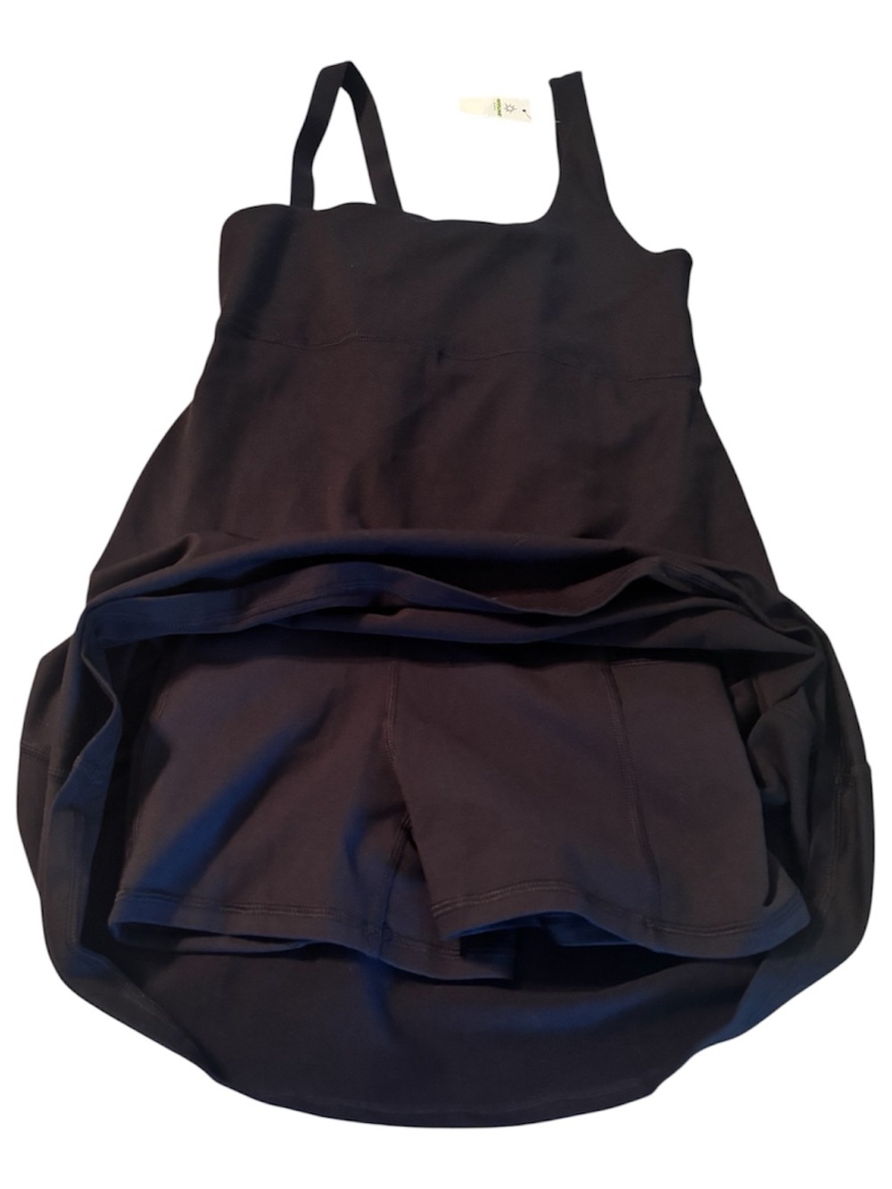 aerie Black Tank Skort Jumpsuit